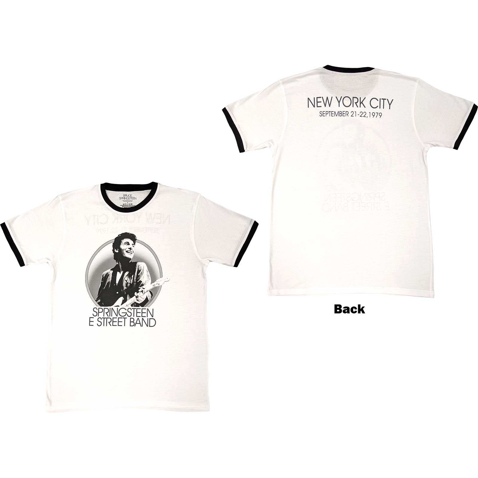 Image of Bruce Springsteen Unisex Ringer - NYC Amplified